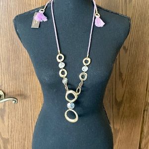 Adjustable, new with tags, statement necklace